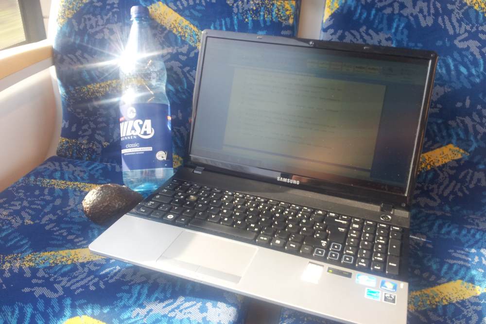 Vom Schreiben im Zug #kiaunterwegs